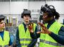 Team,Of,Multiracial,Engineers,Having,A,Simulation,Experience,With,Futuristic
